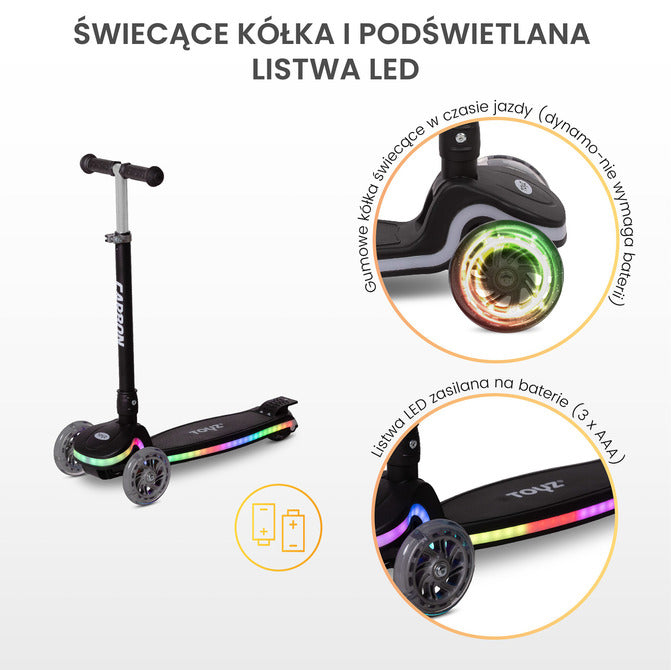 Тротинетка Carbon Светлосиня Caretero Toyz