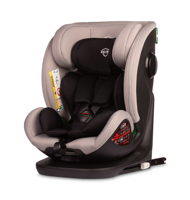 Столчe За Кола Securo I-Size Светлосиво (40-150) Caretero