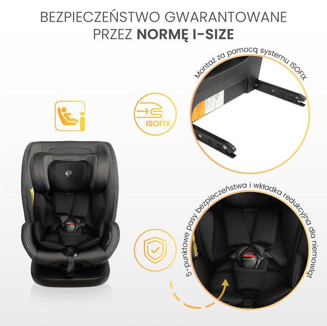 Столчe За Кола Securo I-Size Светлосиво (40-150) Caretero