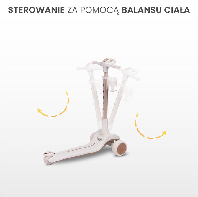 Тротинетка Satura Бяла Caretero Toyz