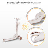 Тротинетка Satura Бяла Caretero Toyz
