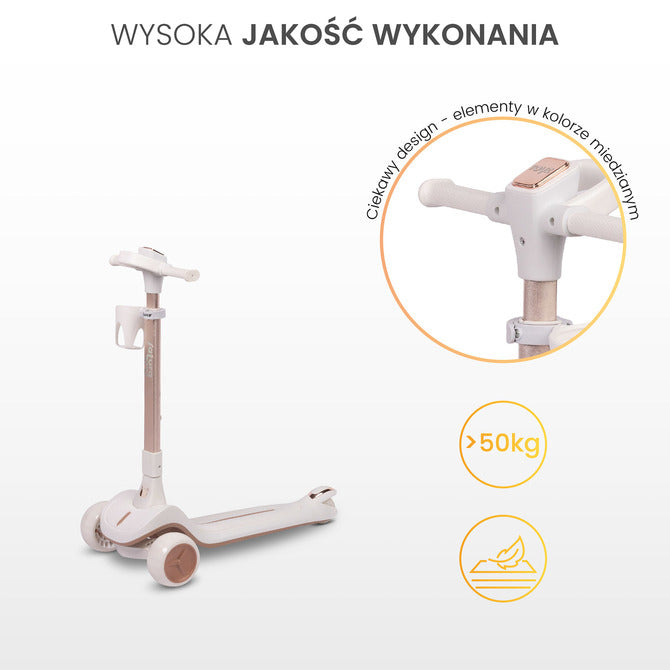 Тротинетка Satura Бяла Caretero Toyz