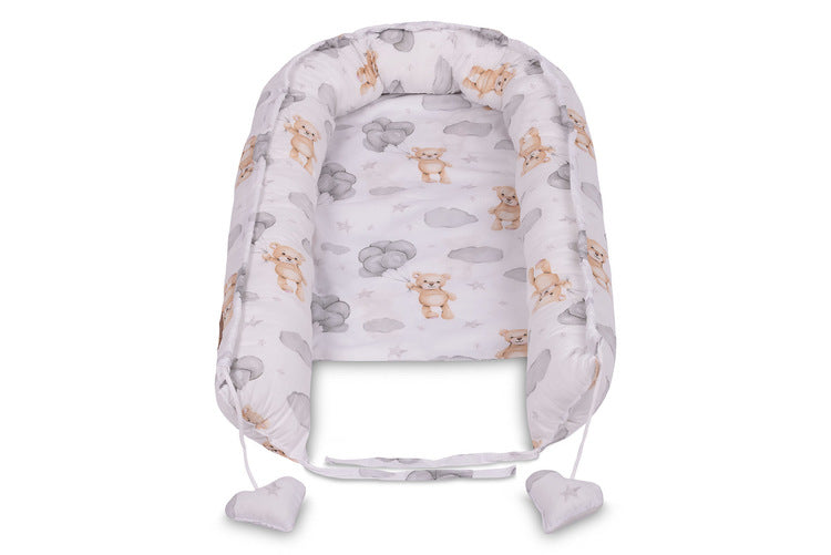 Бебешко Гнездо Муселин – Меченце Сиво Sensillo
