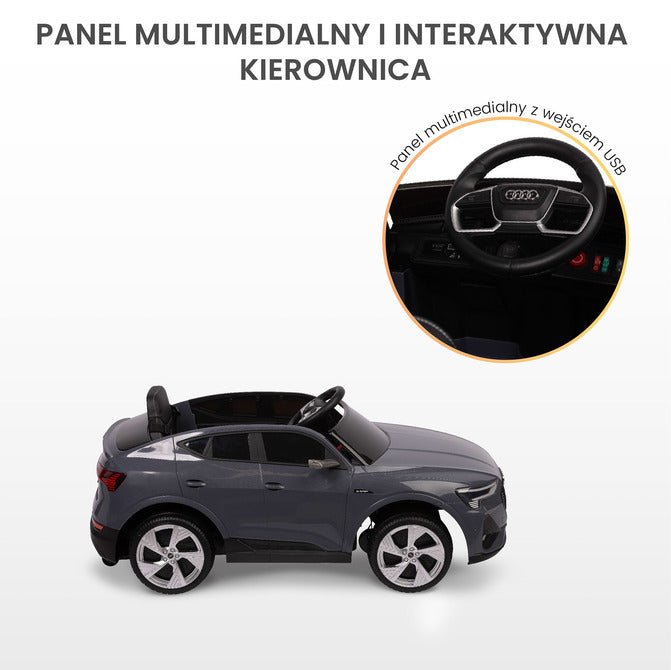 Mașină cu baterii Audi Etron Sportback Albastră Caretero Toyz