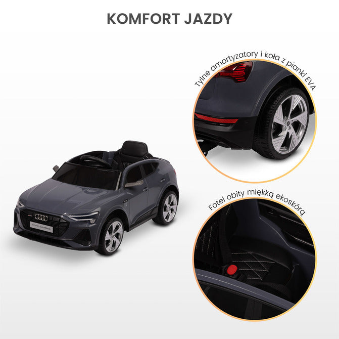 Mașină cu baterii Audi Etron Sportback Albastră Caretero Toyz