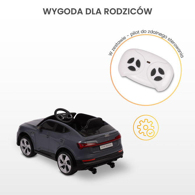 Mașină cu baterii Audi Etron Sportback Albastră Caretero Toyz