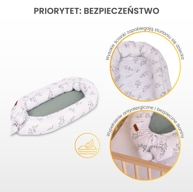 Бебешко Гнездо Муселин – Глухарче Бежово Sensillo