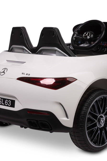 Детска Електрическа Кола Mercedes Sl63 Бяло Caretero Toyz