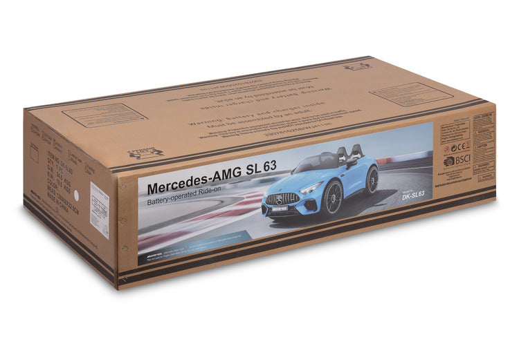 Детска Електрическа Кола Mercedes Sl63 Бяло Caretero Toyz