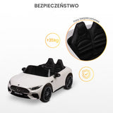 Детска Електрическа Кола Mercedes Sl63 Бяло Caretero Toyz