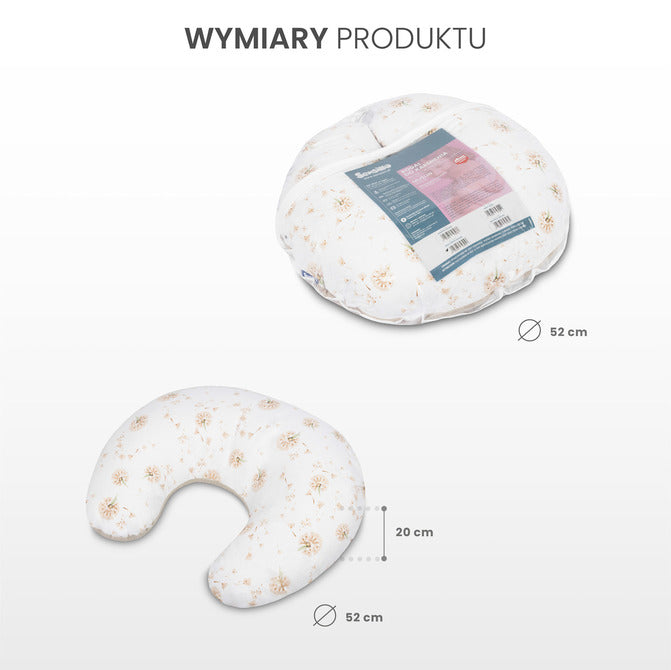 Мюслин Възглавница За Кърмене Балерини Розово