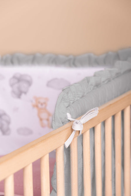 Обиколник За Легло Меченце Сиво Sensillo