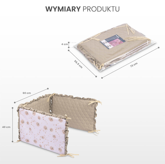 Обиколник За Легло Меченце Сиво Sensillo