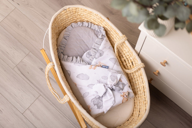 Пелена за изписване Муселин Сиво меченце 75X75 Sensillo