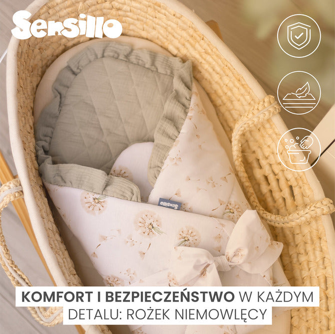 Бебешко Гнездо Конусна Обвивка Балерини Розово 75x75