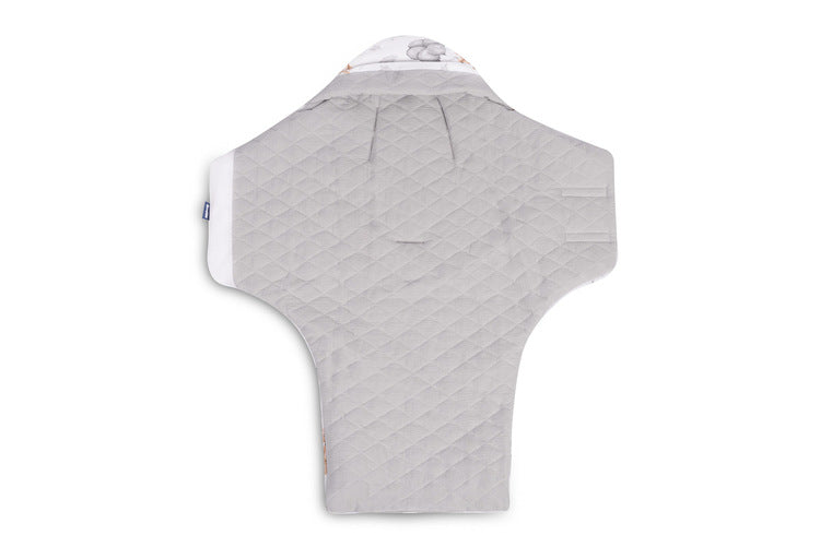 Мюслин Одеяло За Повиване За Кошница Мече Сиво