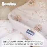 Мюслин Одеяло За Повиване За Кошница Мече Сиво