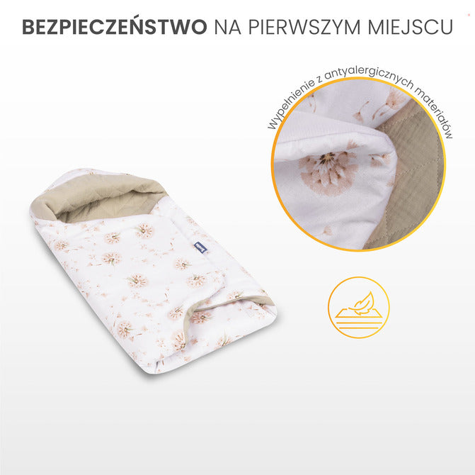 Мюслин Одеяло За Повиване За Кошница Мече Сиво