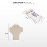 Мюслин Одеяло За Повиване За Кошница Мече Сиво