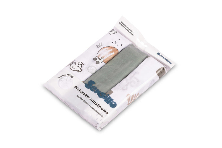 Муслинови Пелени 3 Броя 60X80 Eg-0002 Sensillo