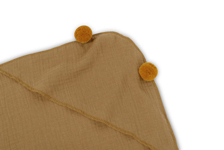 Мека Хавлия За Баня Муселин 75X75 Eg Горчица-0200 Sensillo