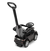 Количка за яздене с родителски контрол Land Rover Черен Caretero Toyz