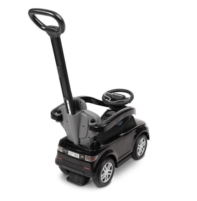 Количка за яздене с родителски контрол Land Rover Черен Caretero Toyz