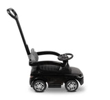 Количка за яздене с родителски контрол Land Rover Черен Caretero Toyz