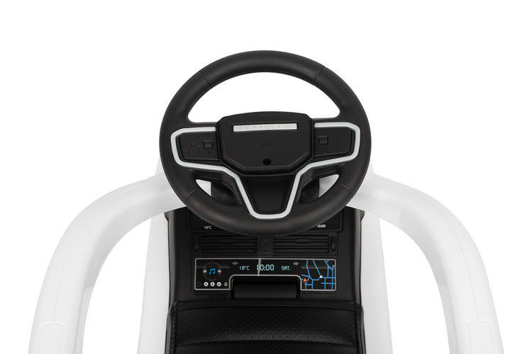 Количка за яздене с родителски контрол Land Rover Бял Caretero Toyz