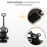 Количка за яздене с родителски контрол Land Rover Черен Caretero Toyz