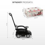 Количка за яздене с родителски контрол Land Rover Розов Caretero Toyz