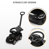 Количка за яздене с родителски контрол Land Rover Бял Caretero Toyz