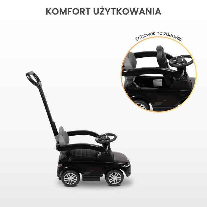 Количка за яздене с родителски контрол Land Rover Бял Caretero Toyz