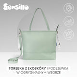 Чанта От Изкуствена Кожа Сива Есенна Гора Sensillo