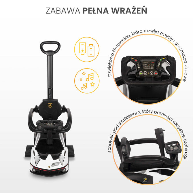 Кола Lambоrghini Essenza Ride-Оn Бяло Caretero Toyz