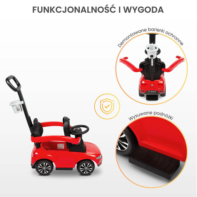 Количка За Яздене Vw T-Roc Бяла Caretero Toyz