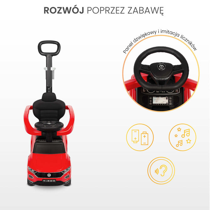 Количка За Яздене Vw T-Roc Бяла Caretero Toyz