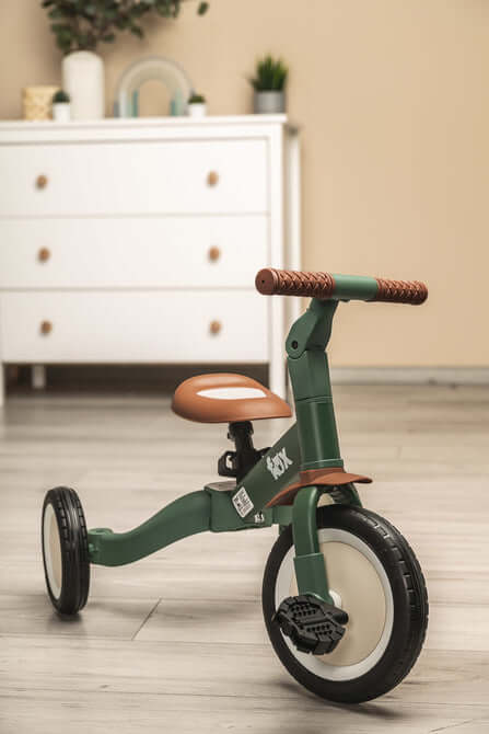 Caretero Toyz Fox 4 az 1-ben többfunkciós kerékpár zöld