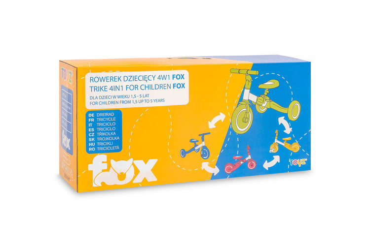 Многофункционален Велосипед Fox 4В1 Fox Зелено Caretero Toyz