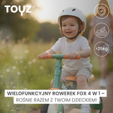 Многофункционален Велосипед Fox 4В1 Fox Оранжев Caretero Toyz