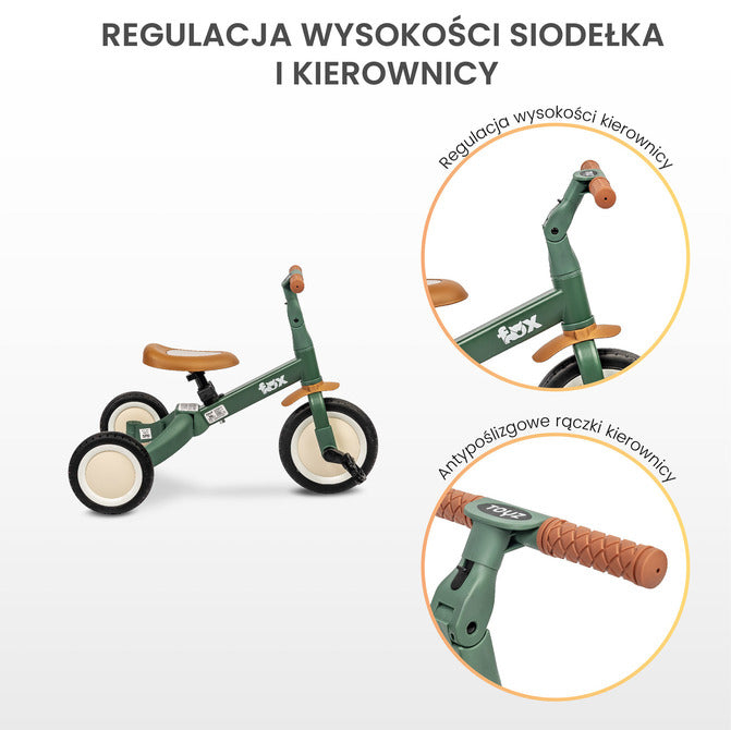 Многофункционален Велосипед Fox 4В1 Fox Сиво Caretero Toyz