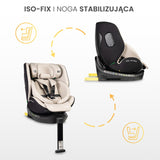 Lumi I-Size Детско Столче За Кола Тъмносиво (40-150) Caretero