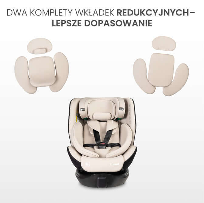 Lumi I-Size Детско Столче За Кола Светлосиво (40-150) Caretero
