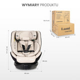Lumi I-Size Детско Столче За Кола Зелено (40-150) Caretero