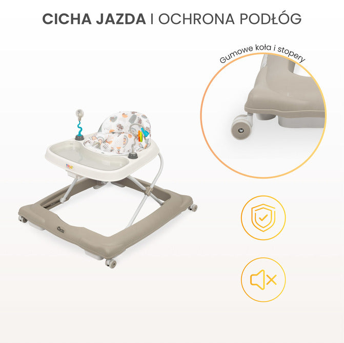 Проходилка За Бебе Canto Бежов Caretero Toyz
