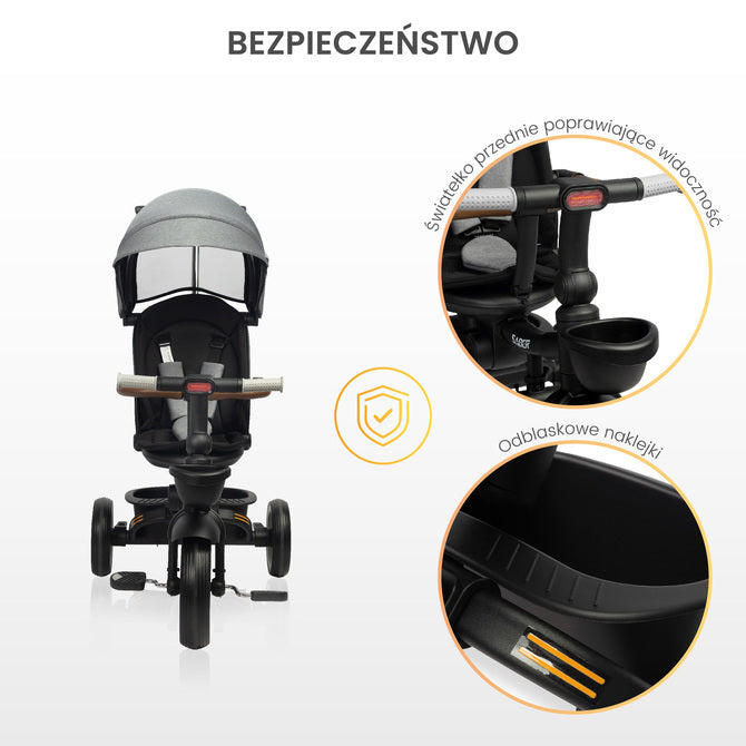 Triciclu Saber Albastru Caretero Toyz
