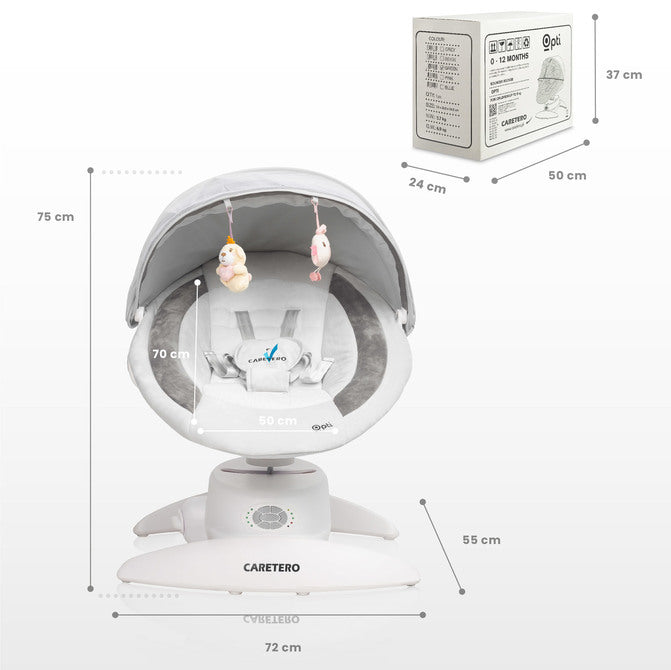 Електрически Шезлонг Opti Зелен Caretero