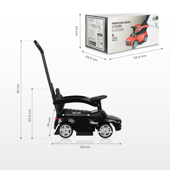 Кола За Яздене Mercedes C-Class Ride-On Бяла Caretero Toyz