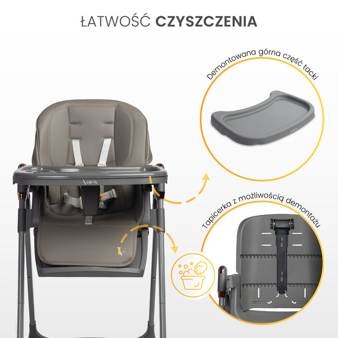 Столче За Хранене Vars Grey Caretero