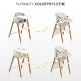 Scaun înalt Triplo 3 în 1 bej Caretero